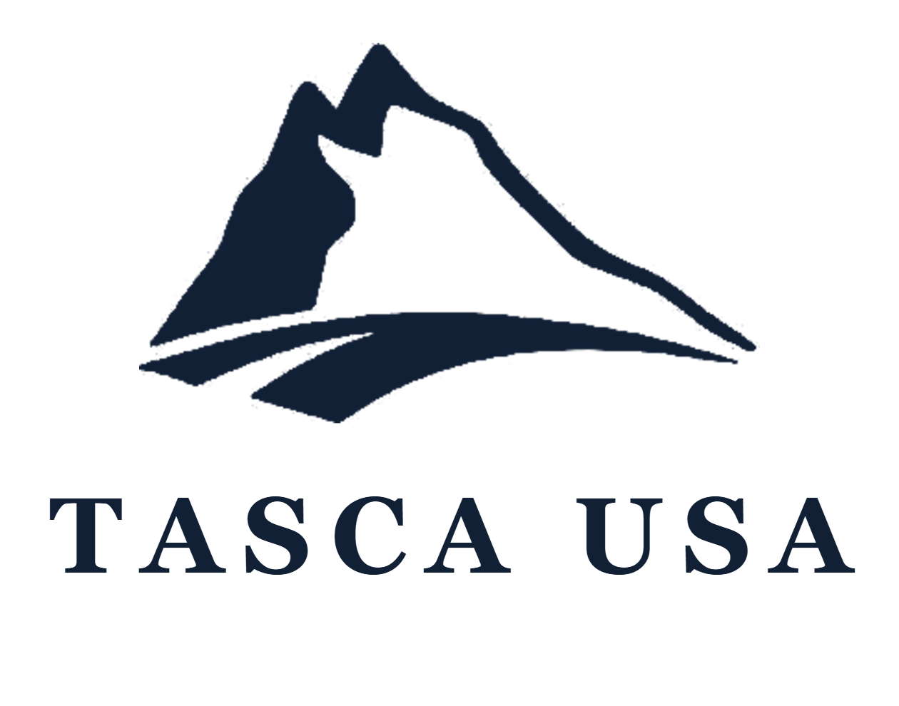 TASCA USA — engraved mountain mark over wordmark